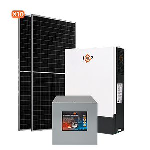 Сонячна електростанція (СЕС) 5kW АКБ 6.7kWh (літій) 140 Ah Преміум