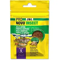 Корм JBL Pronovo Insect Stick S для рыб, палочки, 20 мл, 10 г