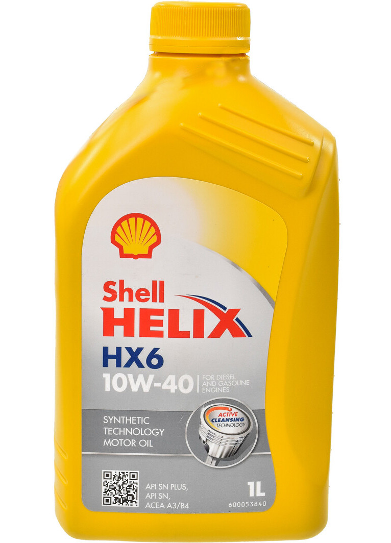 Shell Helix HX6 10W-40 1 л, (550039790) моторна олива, фото 1