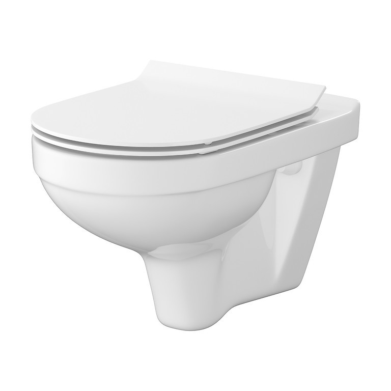 CET 472 ZIP SIMPLE ON підвісний унітаз в комплекті з кришкою дюропласт SLIM (000025922)