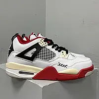 Jordan 4 Chunky Lace White Red