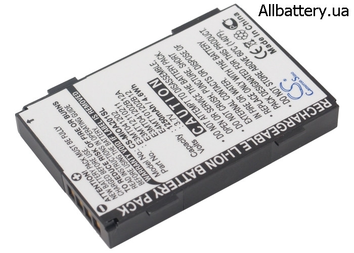 Аккумулятор Mitac Mio 180, Mio A200, Mio A201, Mio A220, Mio P128, Mio P300, Mio P340 E3MT041202,, фото 1