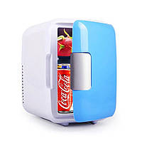 Автомобильный холодильник "TOURIST MINI" с функцией нагрева (12Вольт, 4 Литра, Голубой)