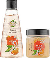 Набор по уходу за телом - Liora Orange Blossoms (sh/gel/150ml + body/scrab/150ml) (953168)