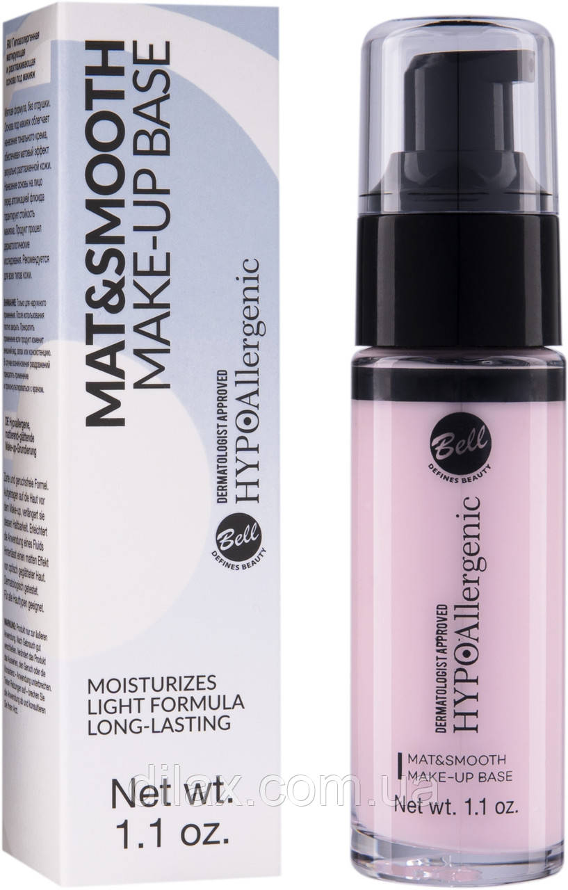 Гиппоаллергенная матирующая основа под макияж Bell Cosmetics ...