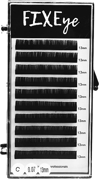Ресницы для наращивания, 10 линий, одна длина, черные, из (997410) - фото 1 - id-p1812924443