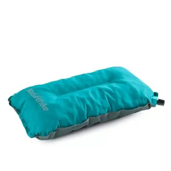 Подушка для туризму та активного відпочинку, що самонадувається Naturehike Sponge automatic NH17A001-L, 27 х 46 х 9,5 см