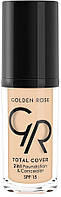 Тональный крем-корректор - Golden Rose Total Cover 2in1 Foundation & Concealer (972177)