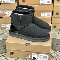 Ugg Black Metallic Suede