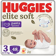 Підгузки-трусики Elite Soft Pants 3 (6-11 кг), 48 шт. - Huggies 48шт (968709)