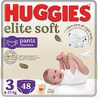 Подгузники-трусики Elite Soft Pants 3 (6-11 кг), 48 шт. - Huggies 48шт (968709)