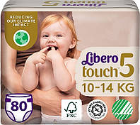 Подгузники детские Touch 5 (10-14 кг), 80 шт. (2х40) - Libero 80шт (1007083)