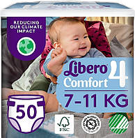 Подгузники Comfort 4 (7-11 кг), 50 шт. - Libero (1007043)