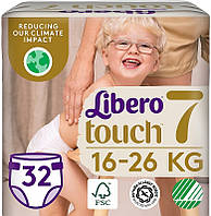 Подгузники детские Touch 7 (16-26 кг), 32 шт. - Libero (1007078)