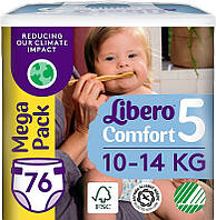 Подгузники Comfort 5 (10-14 кг), 76 шт. - Libero (1007048)
