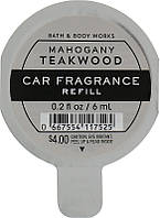 Bath and Body Works Mahogany Teakwood Car Fragrance Refill - Ароматизатор для авто (сменный блок) 6ml (927580)