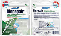 Флосер с держателем насыщенный гидроксиапатитом Biorepair 36шт (814986)