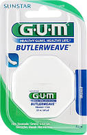 Зубная нить, вощеная, 55 м - Sunstar Gum Butlerweave Mint Waxed