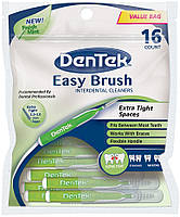 Межзубные щетки для узких промежутков "Удобное очищение" DenTek Easy Brush Interdental Cleaners (606642)