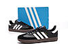 Чоловічі кросівки Adidas Samba OG Black White (Чорні з білим) Взуття Адідас Самба ОГ повсякденні натуральний замш текстиль 42 рзм, фото 5