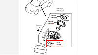 Оригінальна накладка дзеркала правого 7632B624.