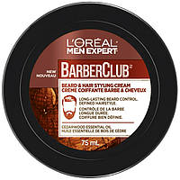 Крем-стайлинг для укладки бороды и волос L'Oreal Paris Men Expert Barber Club Cream (881926)