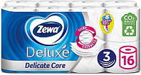 Трехслойная туалетная бумага Zewa Deluxe Delicate Care Pure White 20шт (722221)