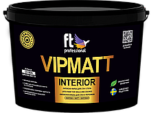 VIPMATT INTERIOR 10л - Латексна фарба для стін та стель стійка до інтенсивного миття та стирання
