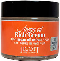 Насичений крем для обличчя з аргановою олією Jigott Argan Oil Rich Cream (856973)