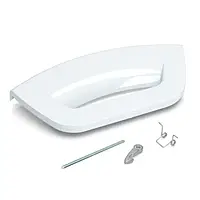 Ручка дверей (люка) у складі для пральної машини Ariston біла