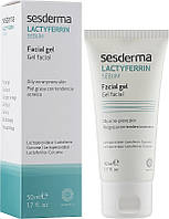 Гель для лица увлажняющий - SesDerma Laboratories Lactyferrin Sebum Facial Gel 50ml (946288)