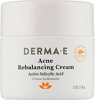 Зволожувальний крем із протизапальним комплексом Derma E Anti-Acne Rebalancing Cream Active Salicylic Acid