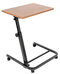 Столик медичний 1700V пересувний прикроватний регульований для лежачих хворих