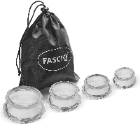 FASCIQ® Silicone Cupping Cet, Набір Масажних Банок Для Тіла, 4шт