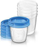 Набор контейнеров для хранения грудного молока Philips Avent 5х180мл (634108)