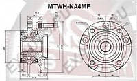 Автомобиль Mitsubishi GRANDIS NA4WNA8W 2003-2009 ASVA MTWHNA4MF и MITSUBISHI LANCER EX (CY/Z_A)