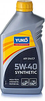 Моторна олива YUKO Synthetic 5w40 SN/CF, 1л Для сучасних бензинових та дизельних двигунів легкових автомобілів та мікроавтобусів