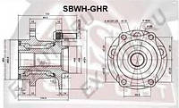 ЗАДНЯЯ СТОЙКА (SUBARU IMPREZA G12 2007-) ASVA SBWHGHR на SUBARU IMPREZA седан (GR)