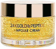Антивозрастной крем для лица с золотом и пептидами Eyenlip 24K Gold & Peptide Ampoule Cream (854002)