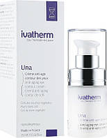 Антивозрастной крем для чувствительной кожи контура глаз - Ivatherm Una Anti-aging Eye Contour Cream (941832)