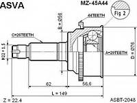 ШРУС НАРУЖНЫЙ 29X56X26 (MAZDA 323 BJ 1998-2002) ASVA MZ45A44 на MAZDA ETUDE VI (BJ)