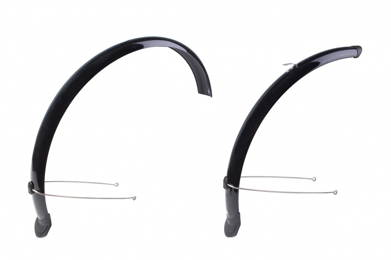 Крила RBRL 28" пластик зі стійками, чорний (MUD-483)