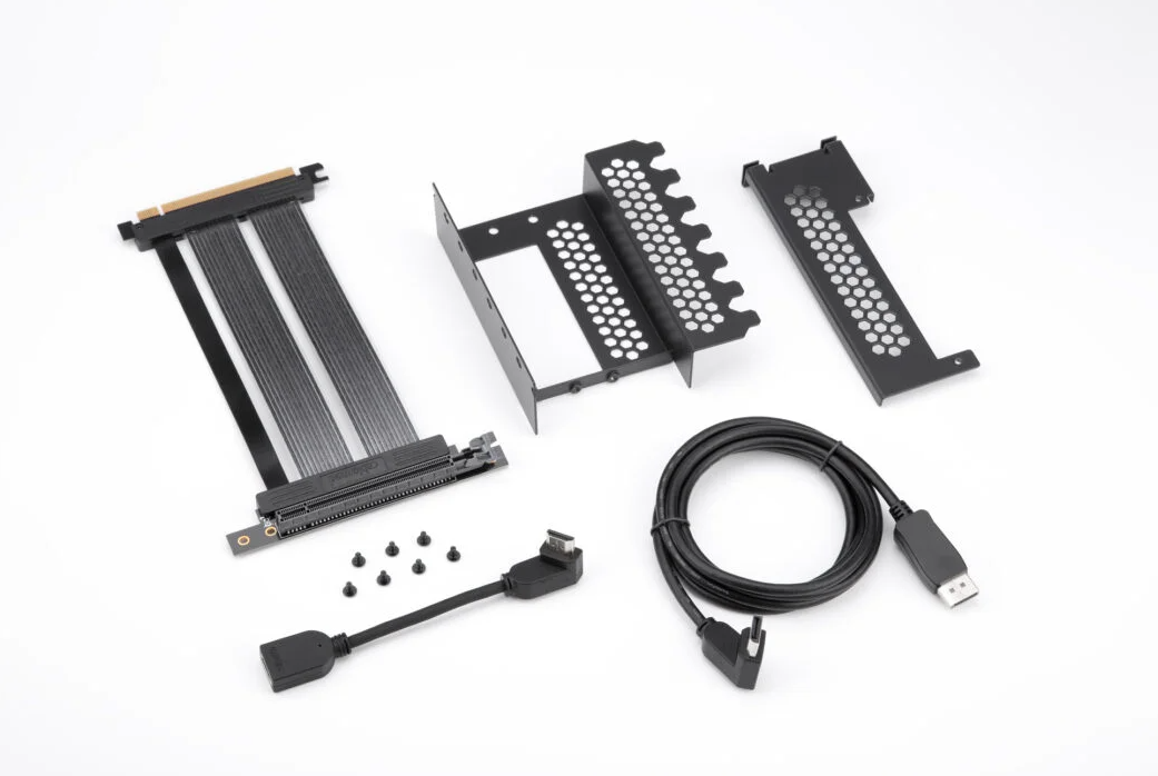 Кронштейн + райзер CableMod Vertical PCI-e Bracket PCI-e 4.0 Edition, фото 1