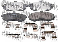 КОЛОДКИ ТОРМОЗНЫЕ ПЕРЕДНИЕ (HYUNDAI ELANTRALANTRA (CA) 2000-2006) FEBEST 1201LANF на HYUNDAI LANTRA (J-1)