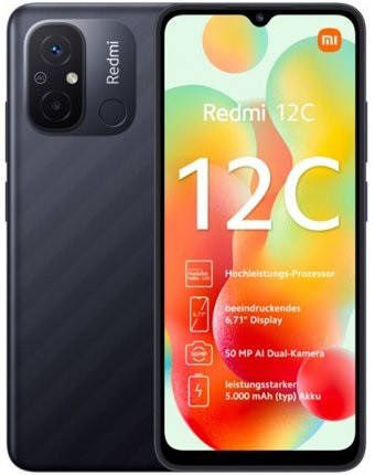 Смартфон Xiaomi Redmi 12C 6/128GB Graphite Gray Global version
