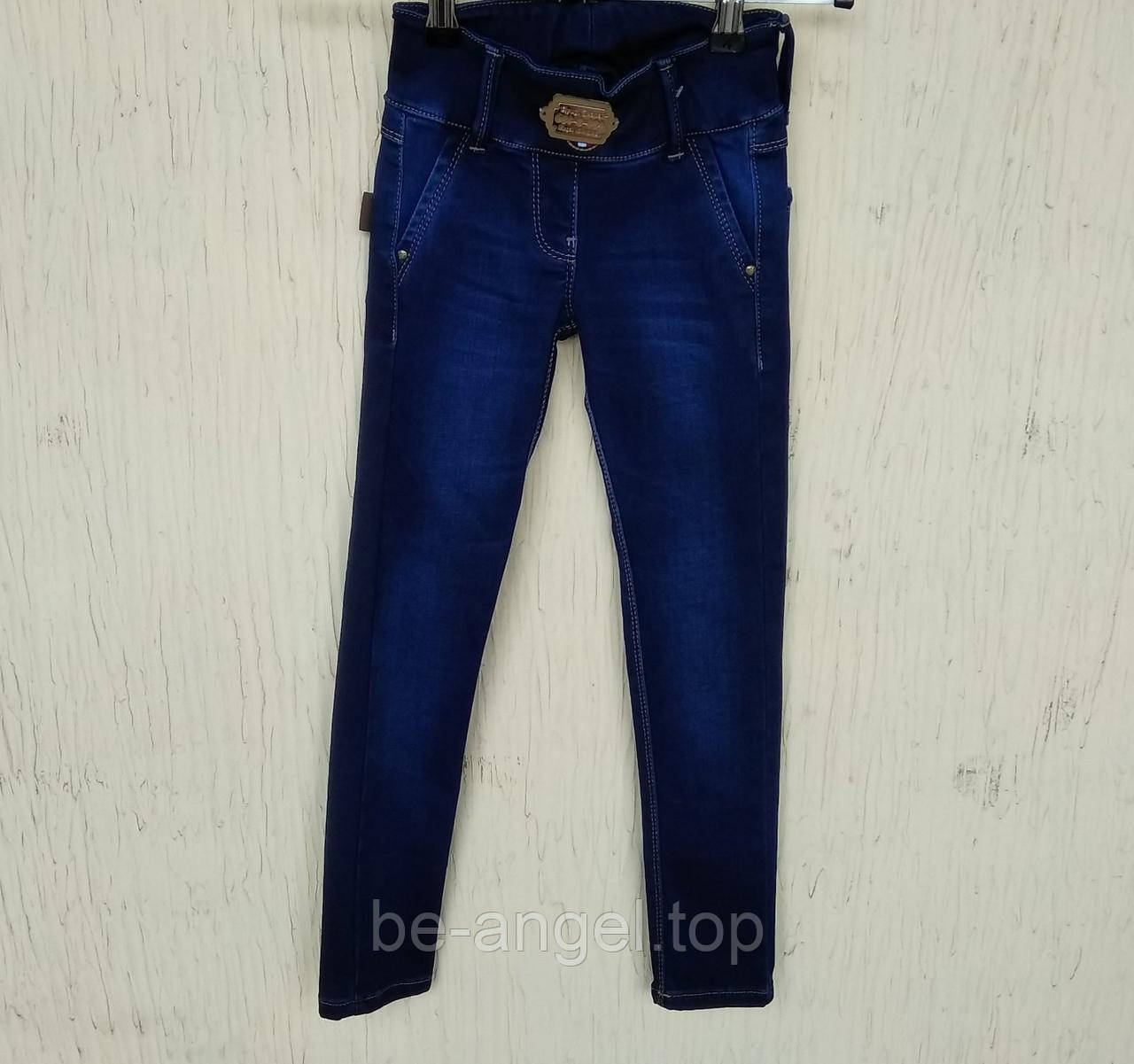 Джинсові лосини для дівчинки, на флісі ДШ, фото 1