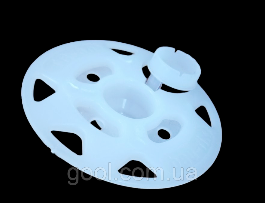 Дожимна тарілка для кріплення утеплювача до дерева та дерев'яних основ, фото 1