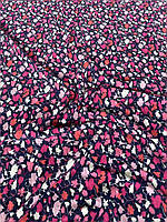 Трикотаж в цветы, цвет: розово-белый, Турция, арт. 0565