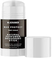 Натуральный парфюмированный дезодорант "Man Protect Deep Ocean" - Mr.Scrubber Natural Perfumed Deodorant Stick