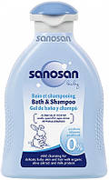 Детский шампунь-гель для купания 2 в 1 Sanosan Baby Bath & Shampoo 200ml (815238)